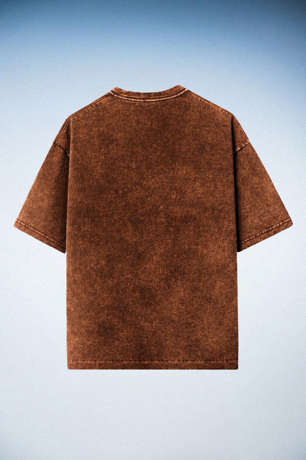 Chocolate Acid Wash Oversized T-Shirt