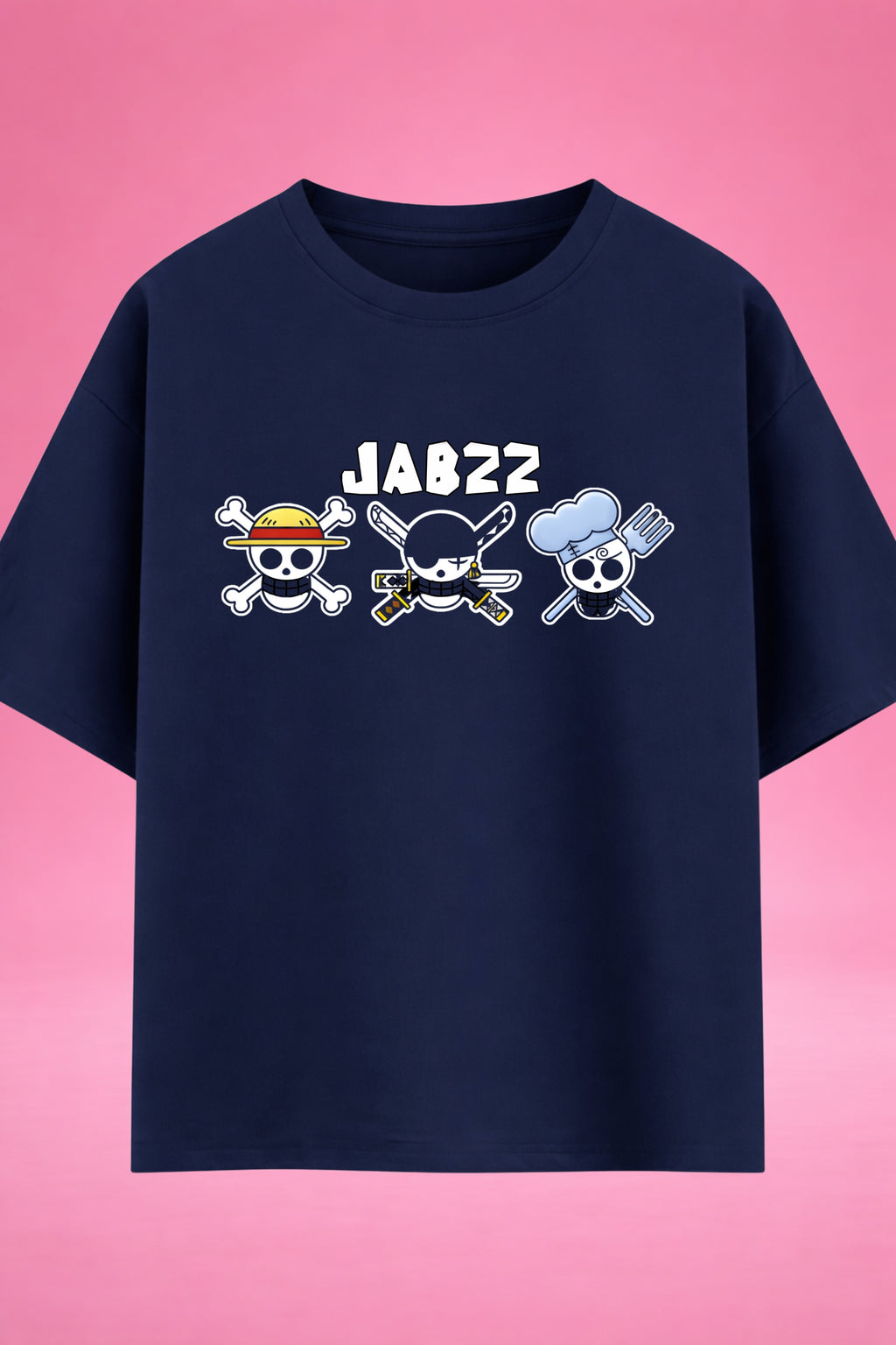 Mini Skull Trio One Piece Oversized T-Shirt