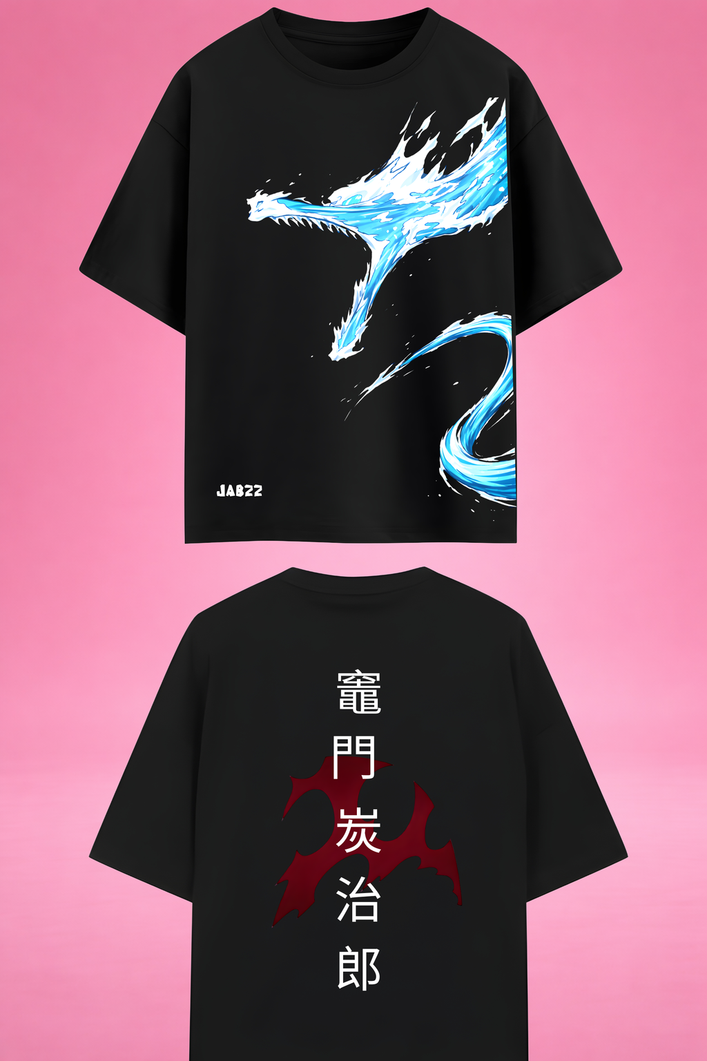 Tidal Slash Demon Slayer Oversized T-Shirt