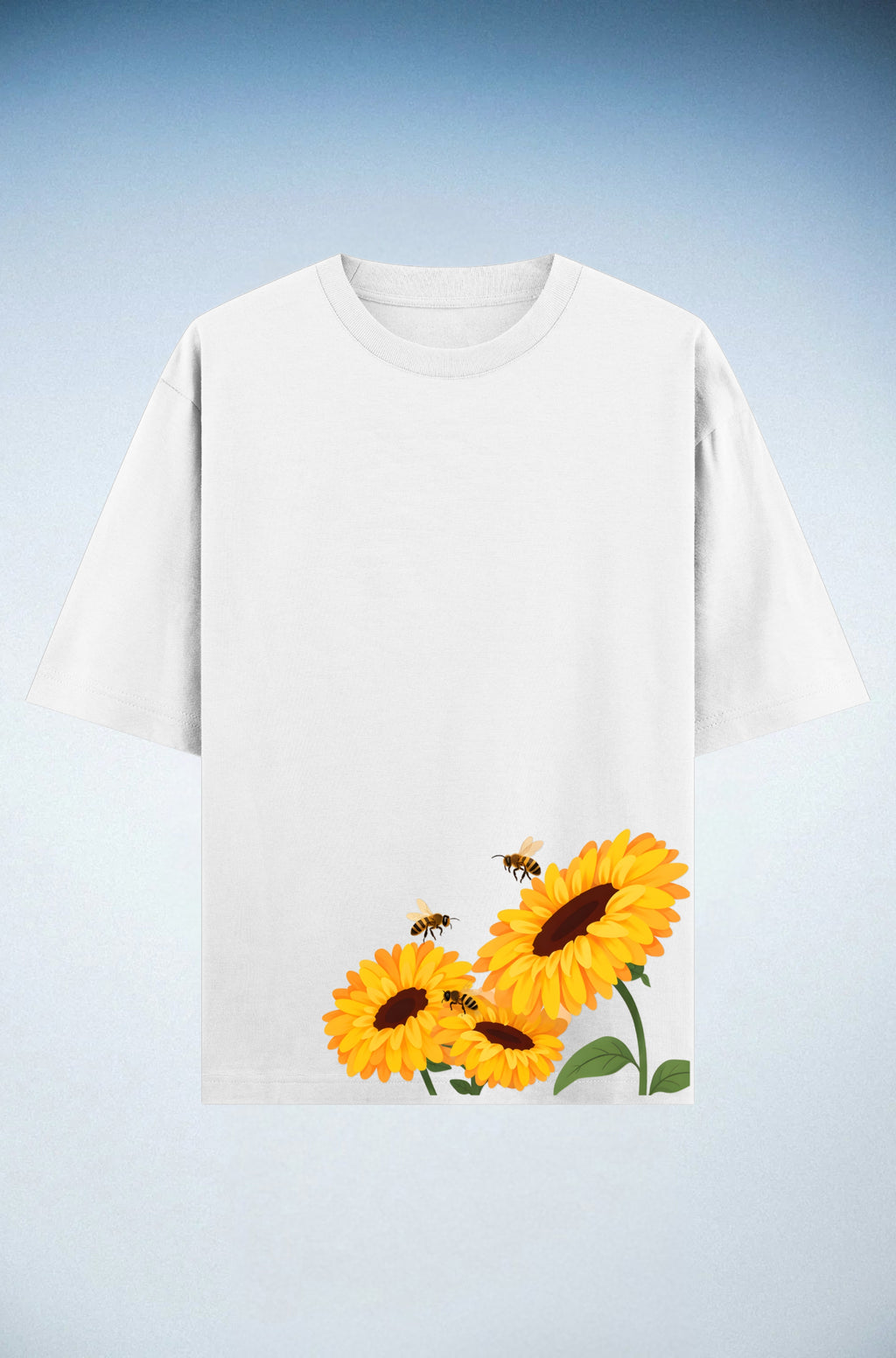 Bees & Bloom Oversized T-Shirt