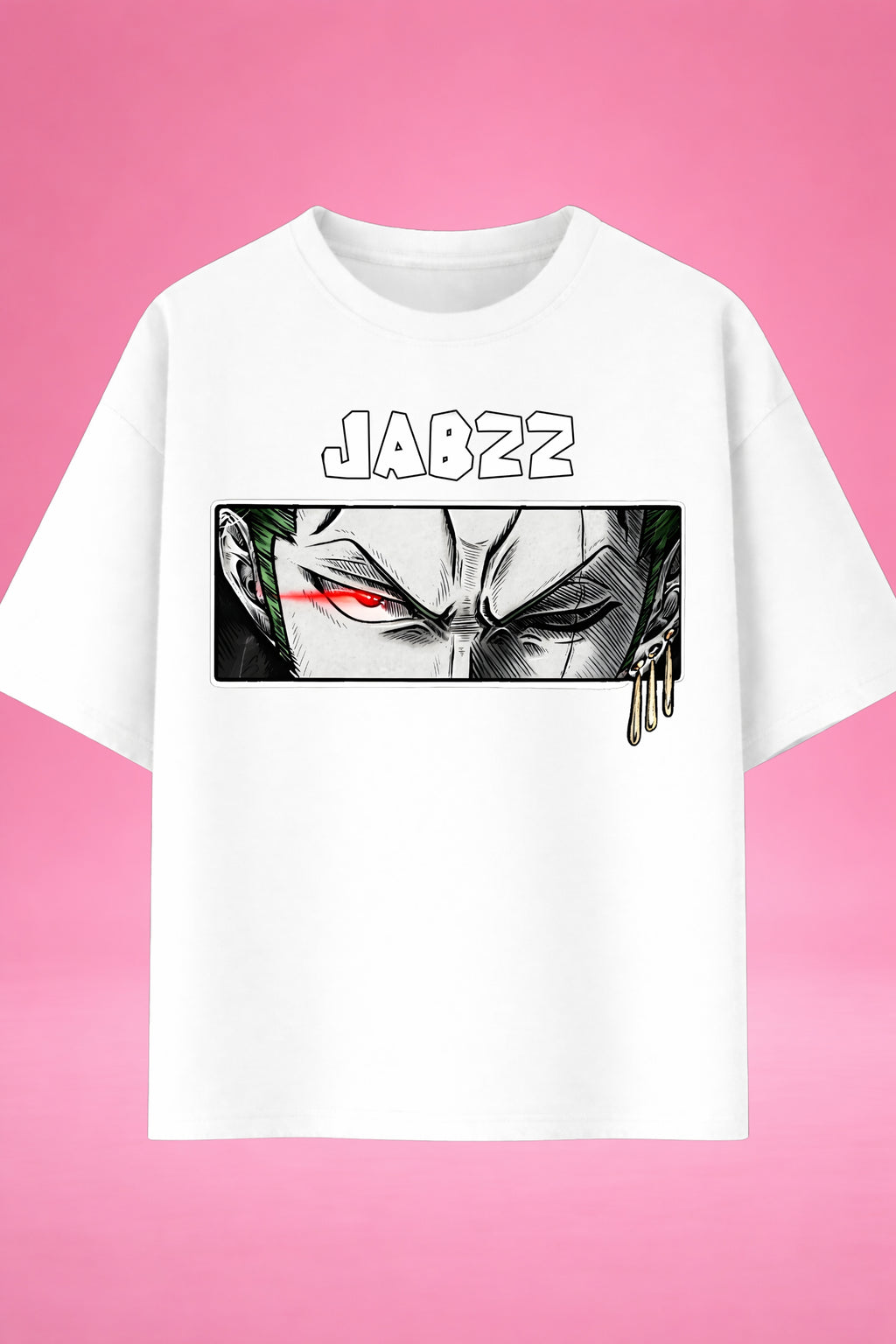 Crimson Blade Aura One Piece Oversized T-Shirt