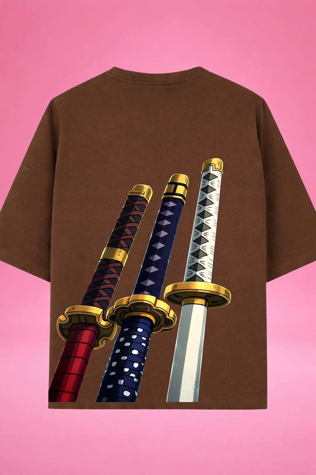 Crimson Blade Aura One Piece Oversized T-Shirt