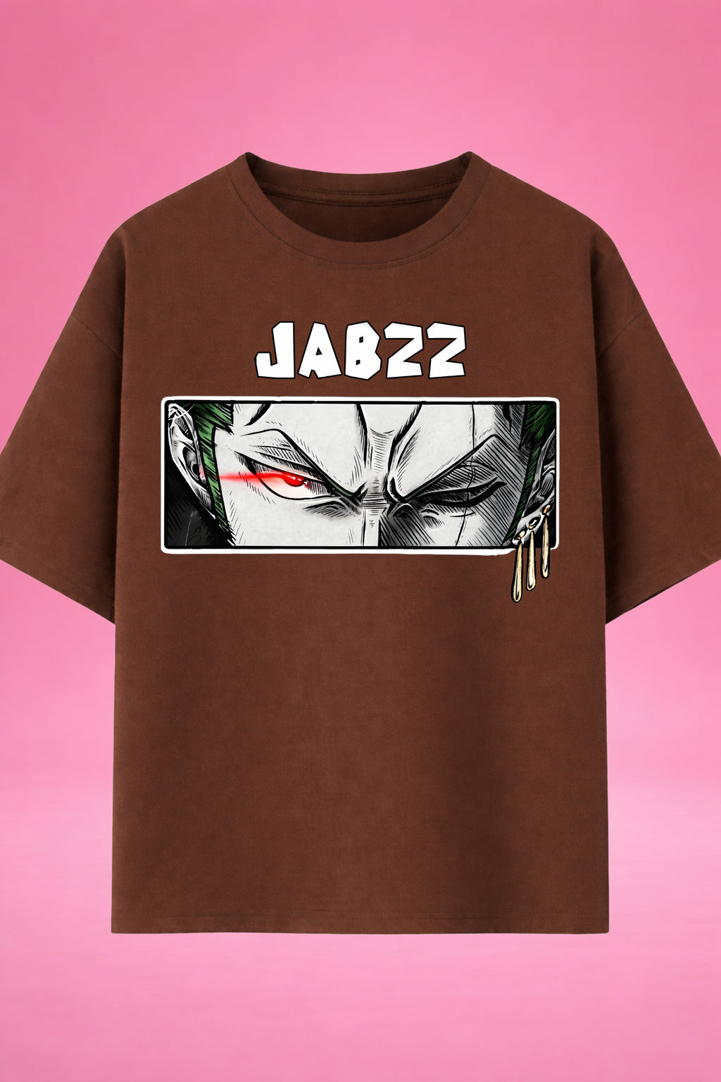 Crimson Blade Aura One Piece Oversized T-Shirt