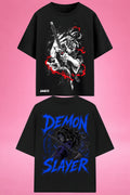Moon-Blood Ascension Kokushibo Oversized T-Shirt