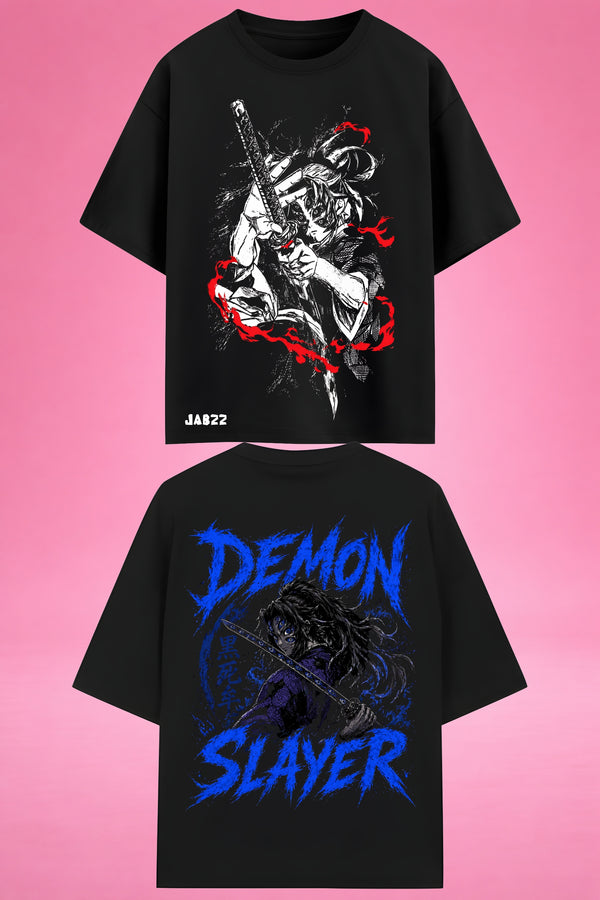 Moon-Blood Ascension Kokushibo Oversized T-Shirt