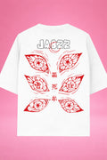 Crimson Six Eyes Demon Slayer Oversized T-Shirt