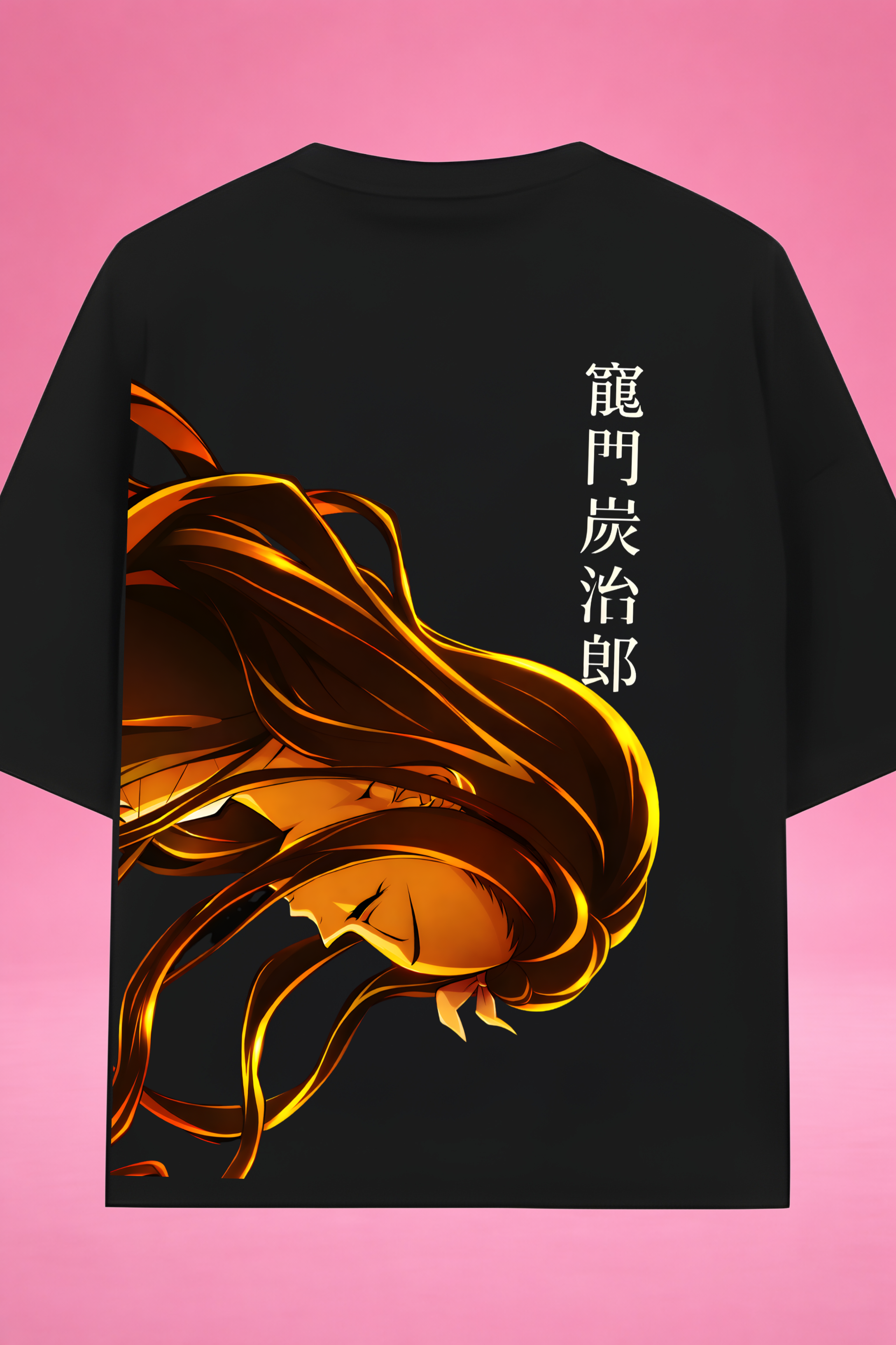 Ember Grace Nezuko Demon Slayer Oversized T-Shirt