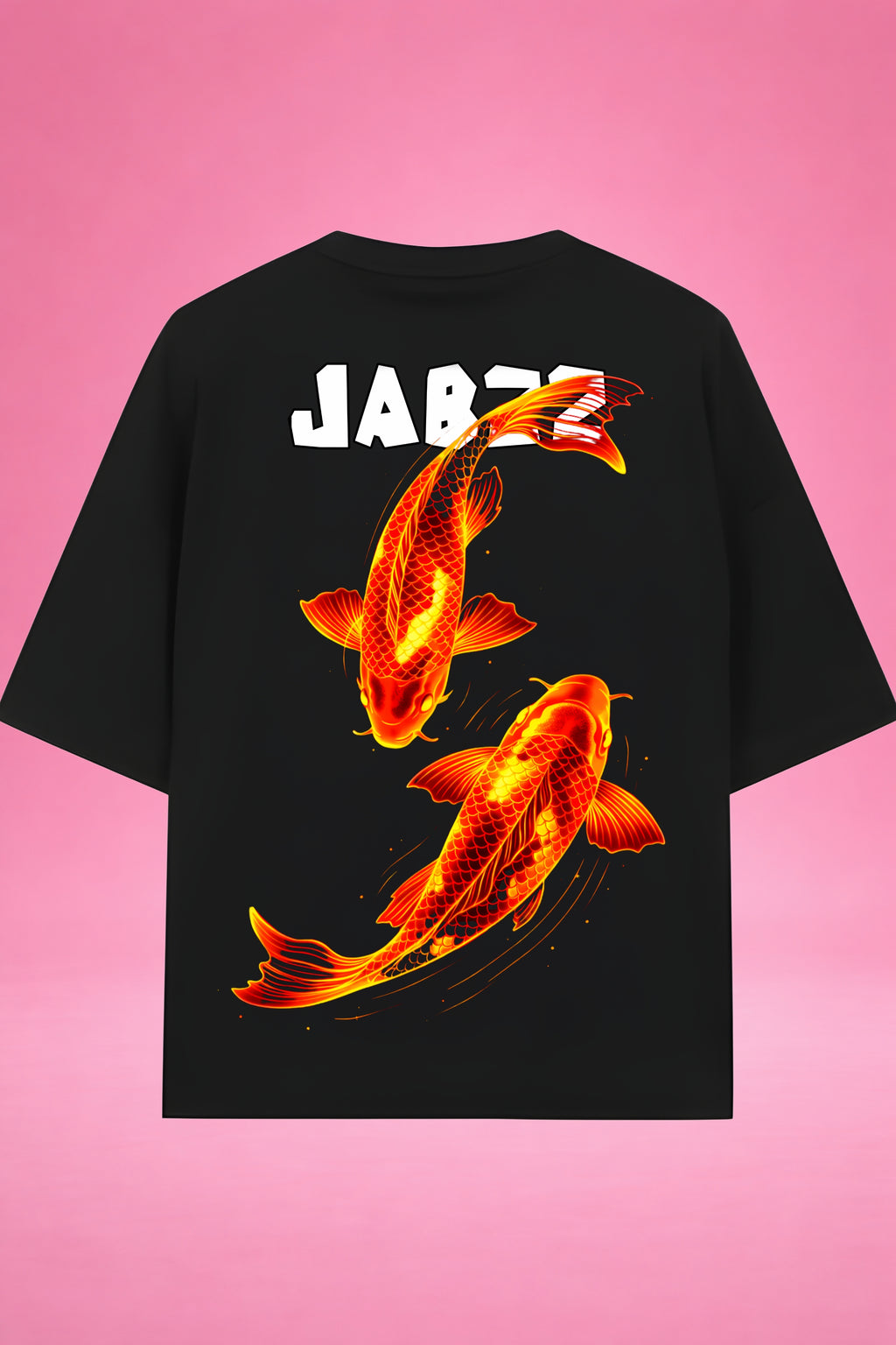 Neon Koi Ascend Oversized T-Shirt