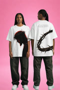 Sacred Silence: Crown of Thorns Oversized T-Shirt