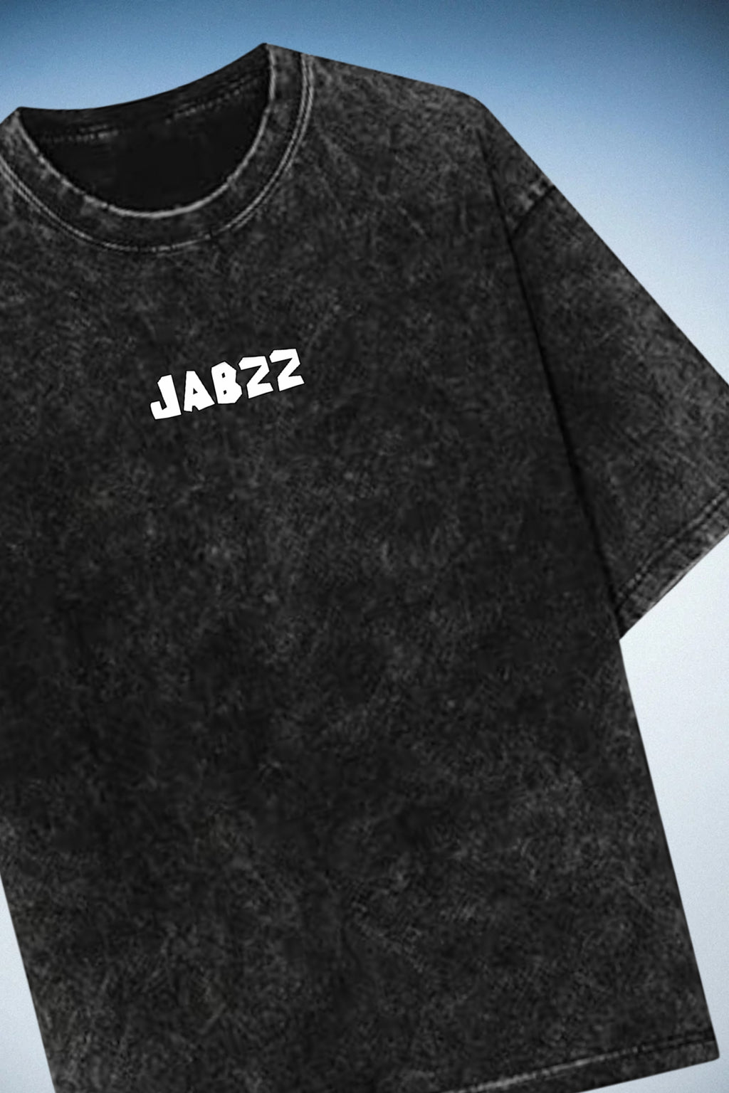 Black Acid Wash Oversized T-Shirt