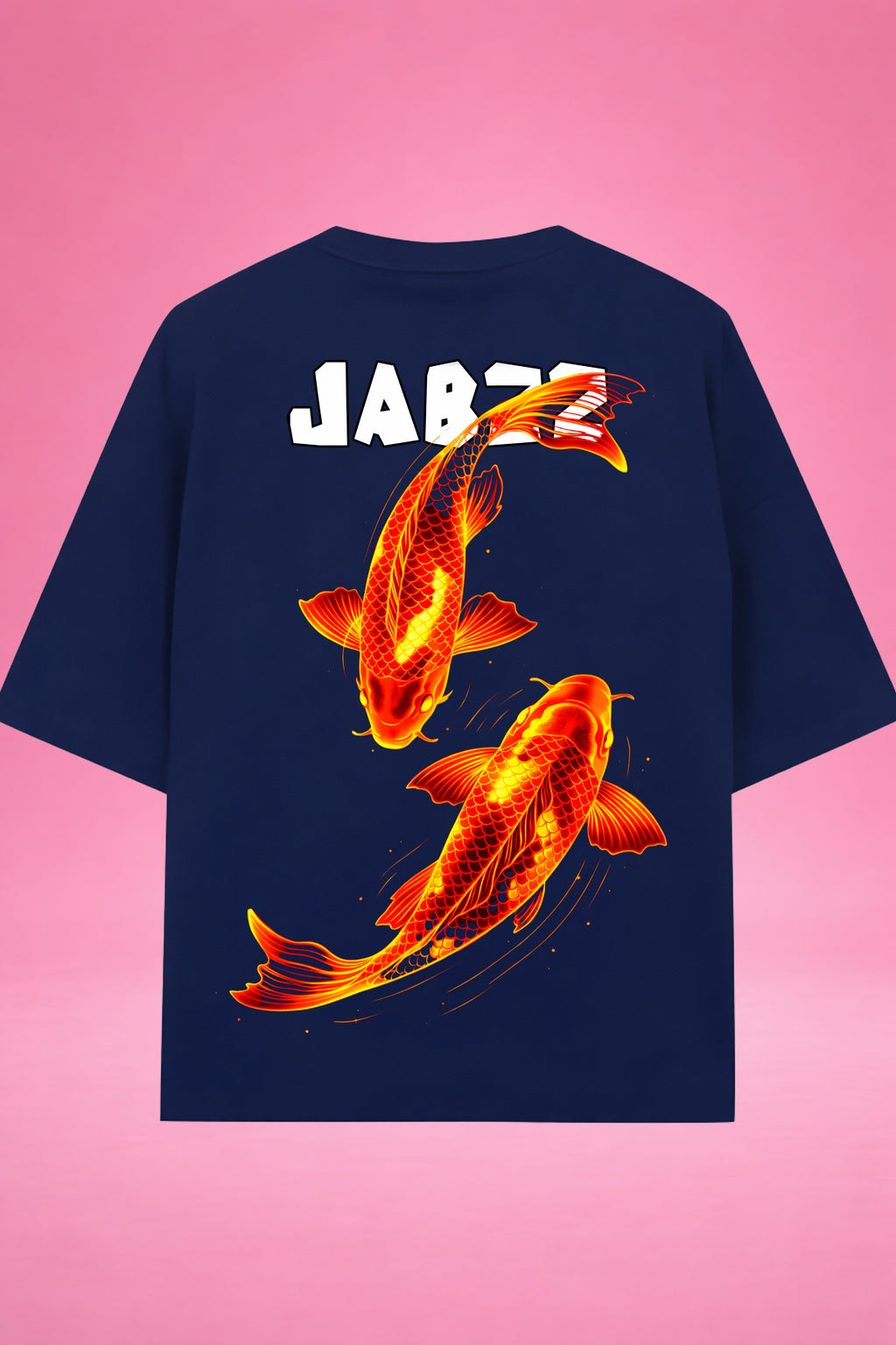 Neon Koi Ascend Oversized T-Shirt