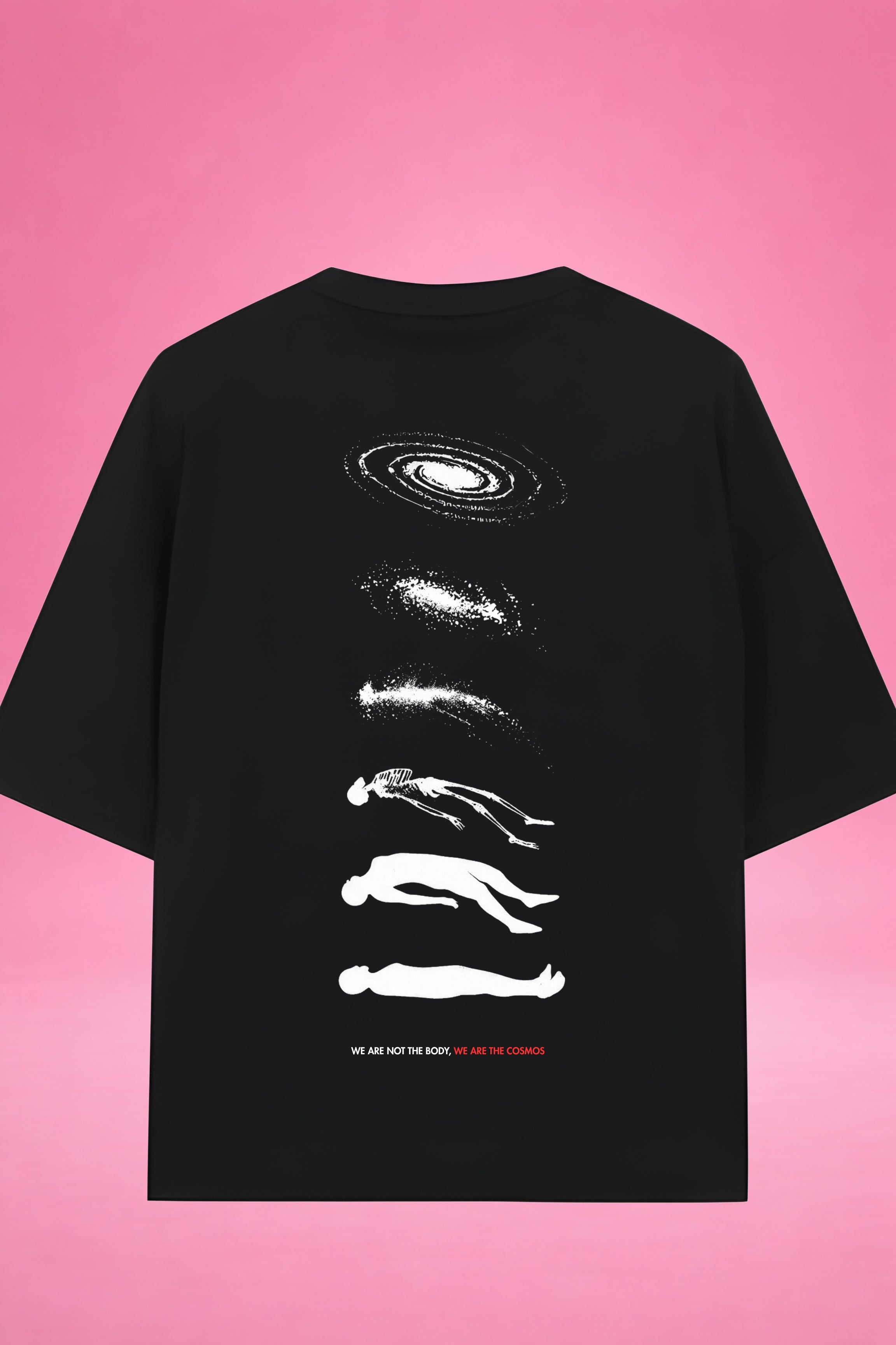 Cosmic Ascension: Beyond the Body Oversized T-Shirt