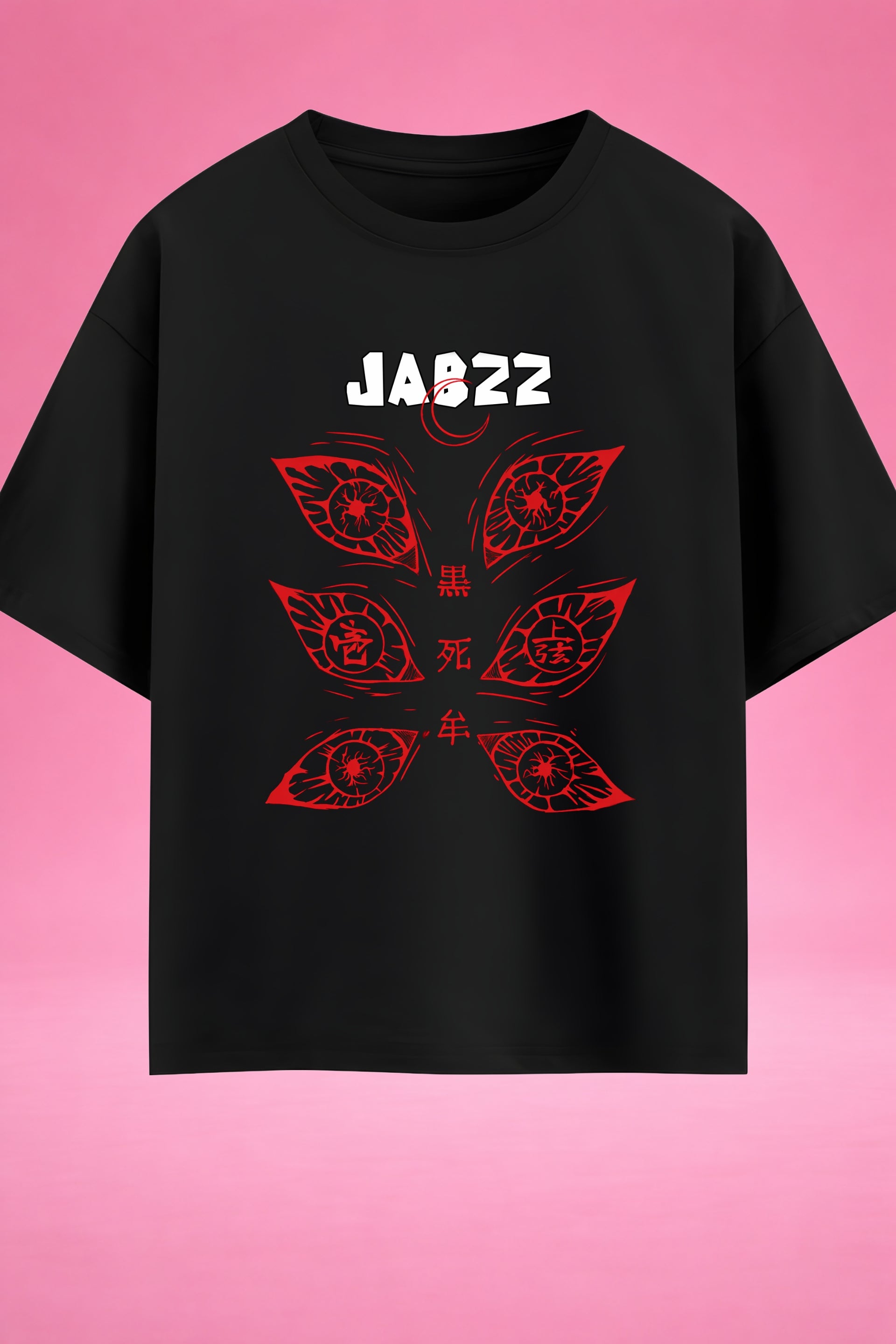 Moon of Six Eyes Kokushibo Demon Slayer Oversized T-Shirt