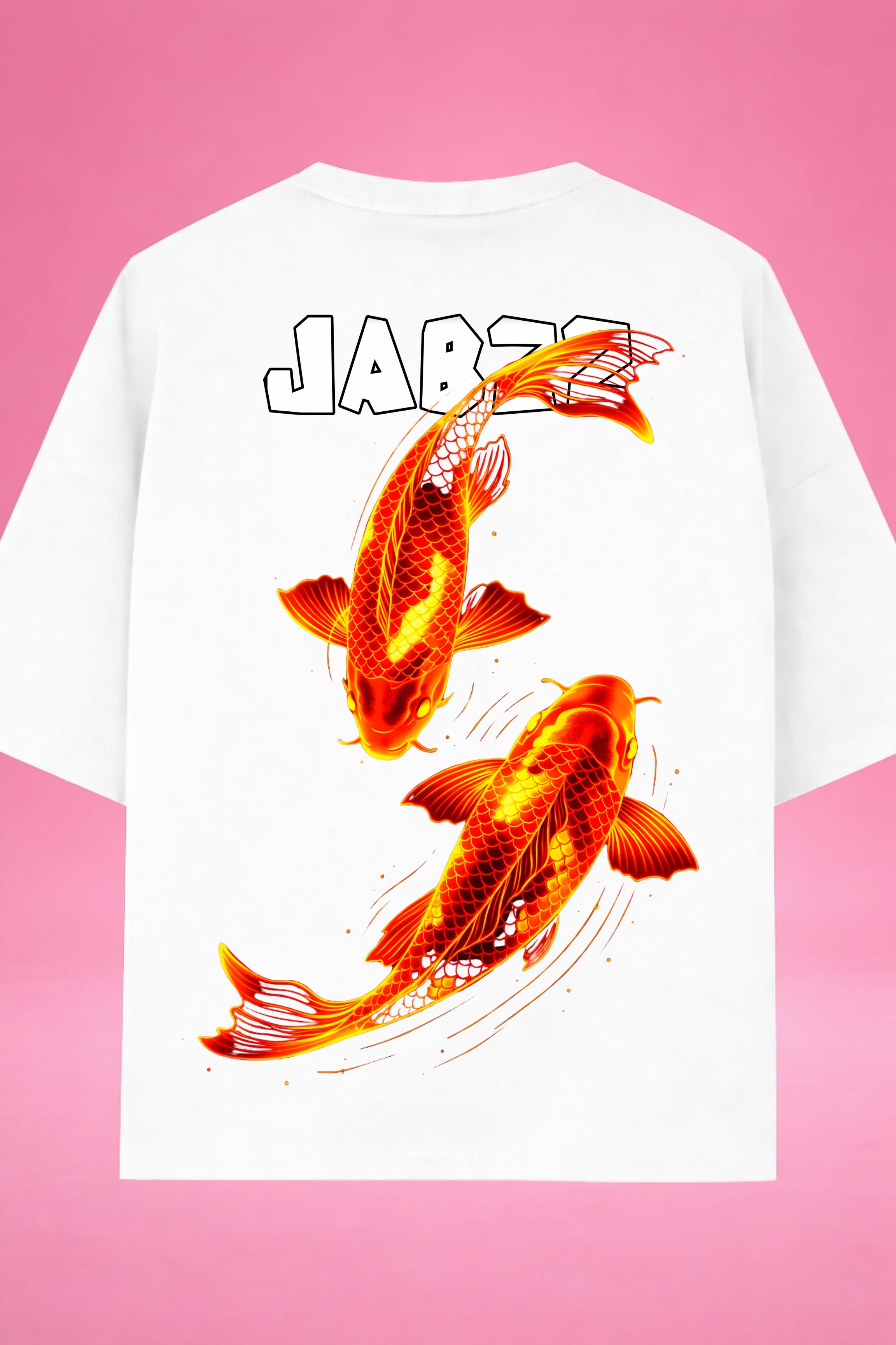 Neon Koi Ascend Oversized T-Shirt