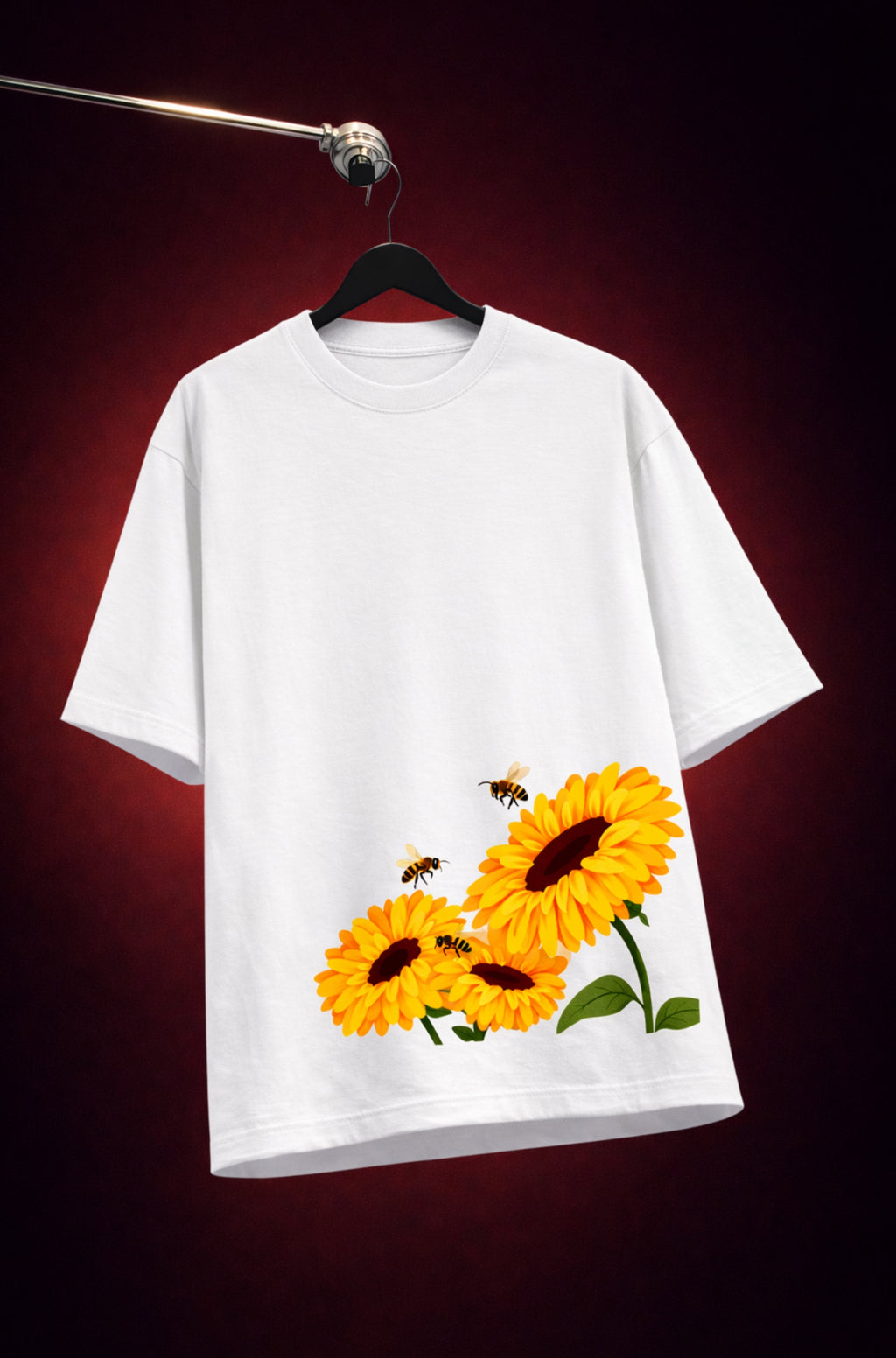 Bees & Bloom Oversized T-Shirt