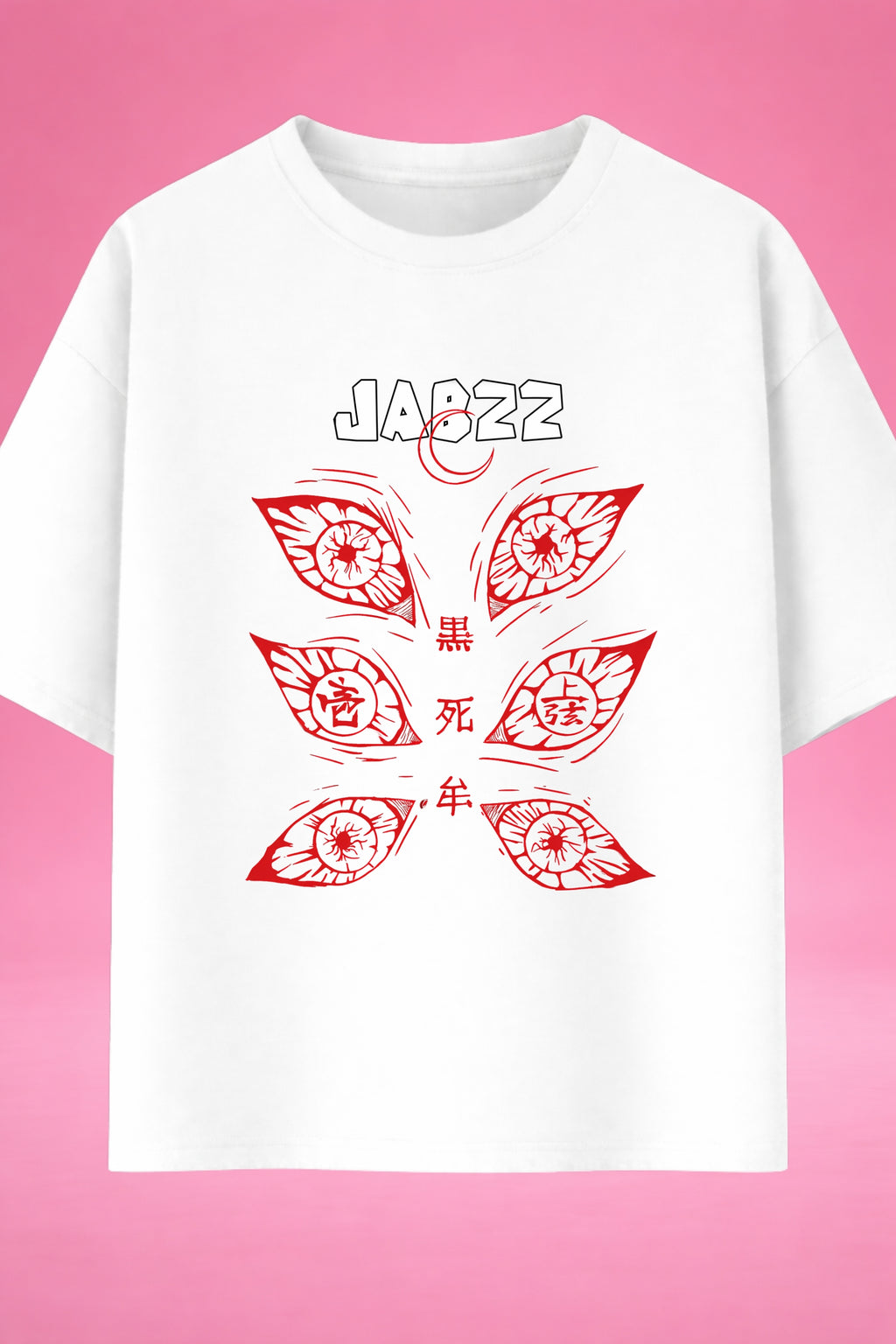 Moon of Six Eyes Kokushibo Demon Slayer Oversized T-Shirt