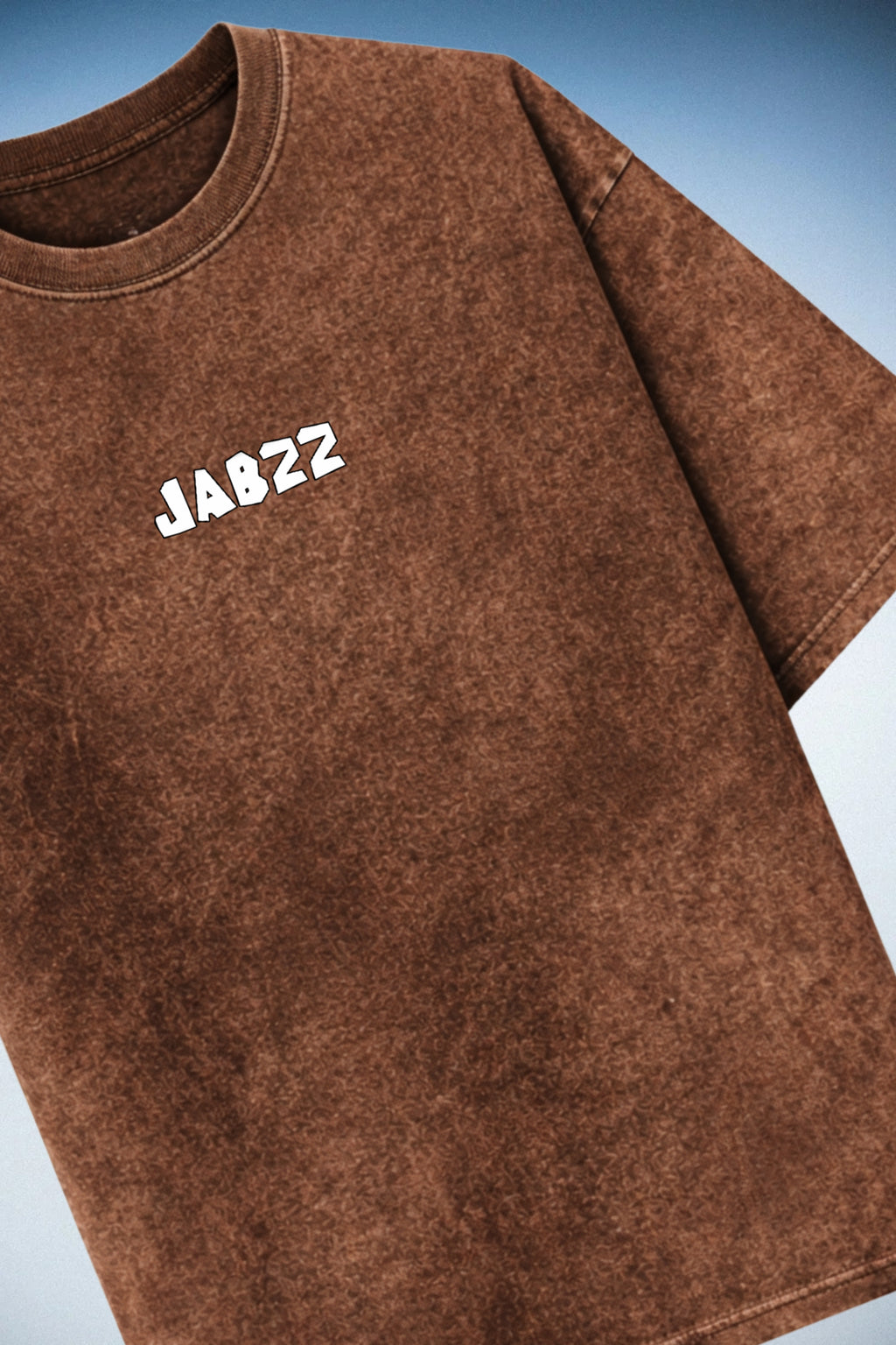 Chocolate Acid Wash Oversized T-Shirt