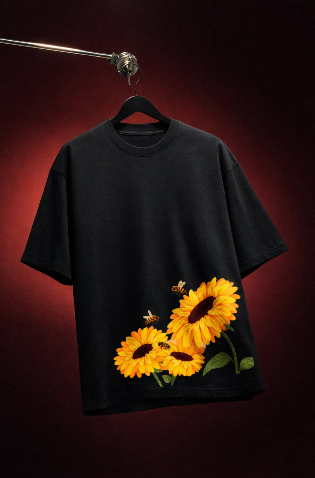 Bees & Bloom Oversized T-Shirt