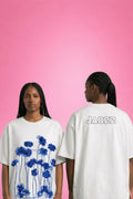 Neon Bloom: Midnight Garden Oversized T-Shirt