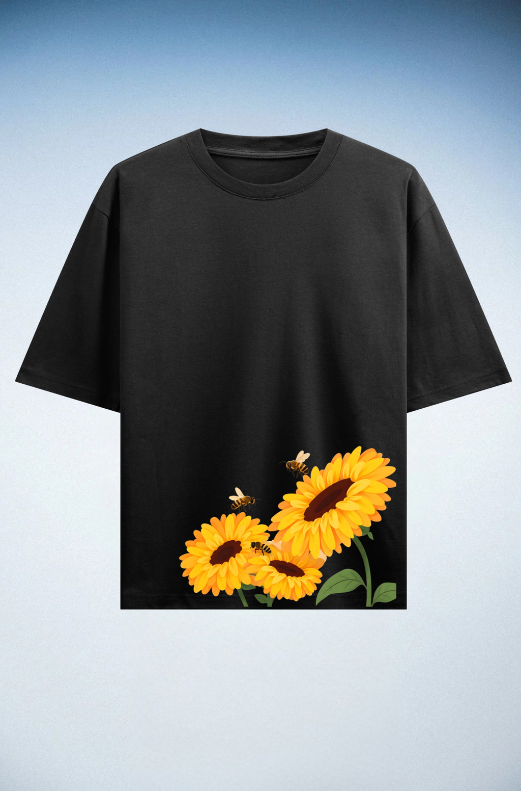 Bees & Bloom Oversized T-Shirt