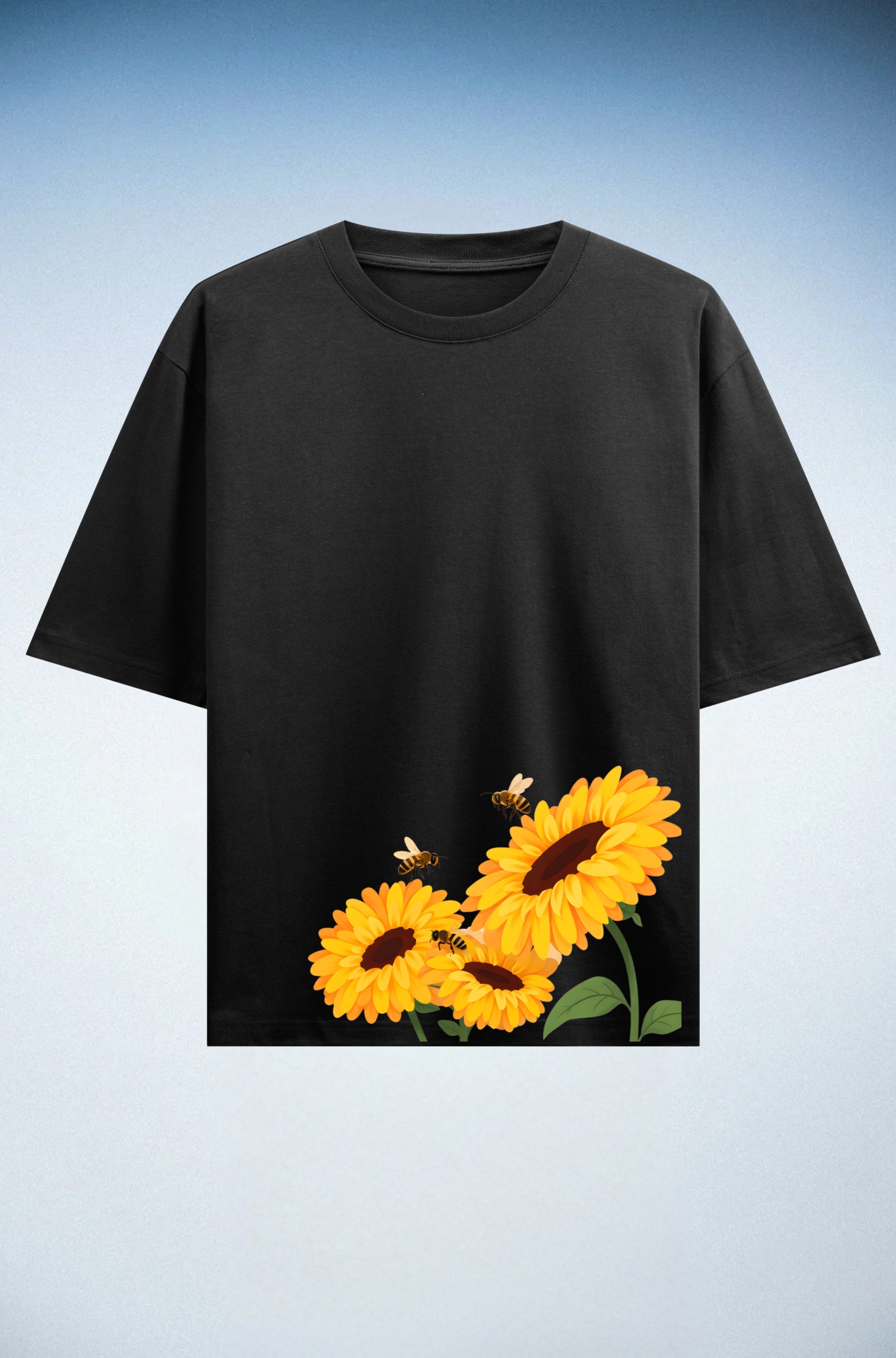 Bees & Bloom Oversized T-Shirt