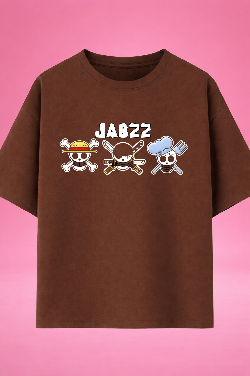 Mini Skull Trio One Piece Oversized T-Shirt