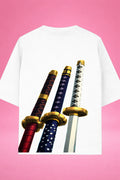 Crimson Blade Aura One Piece Oversized T-Shirt