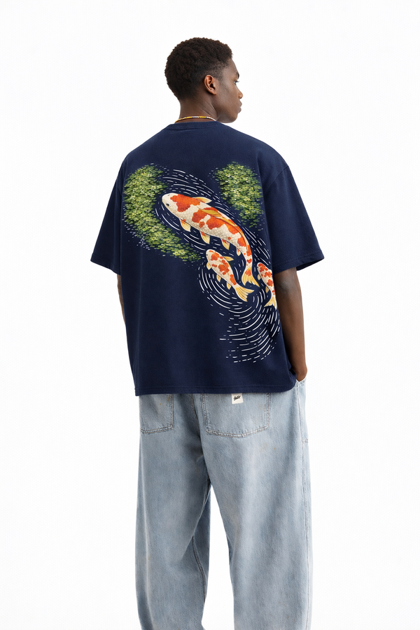 Koi Reverie Navy Blue | Limited Drops