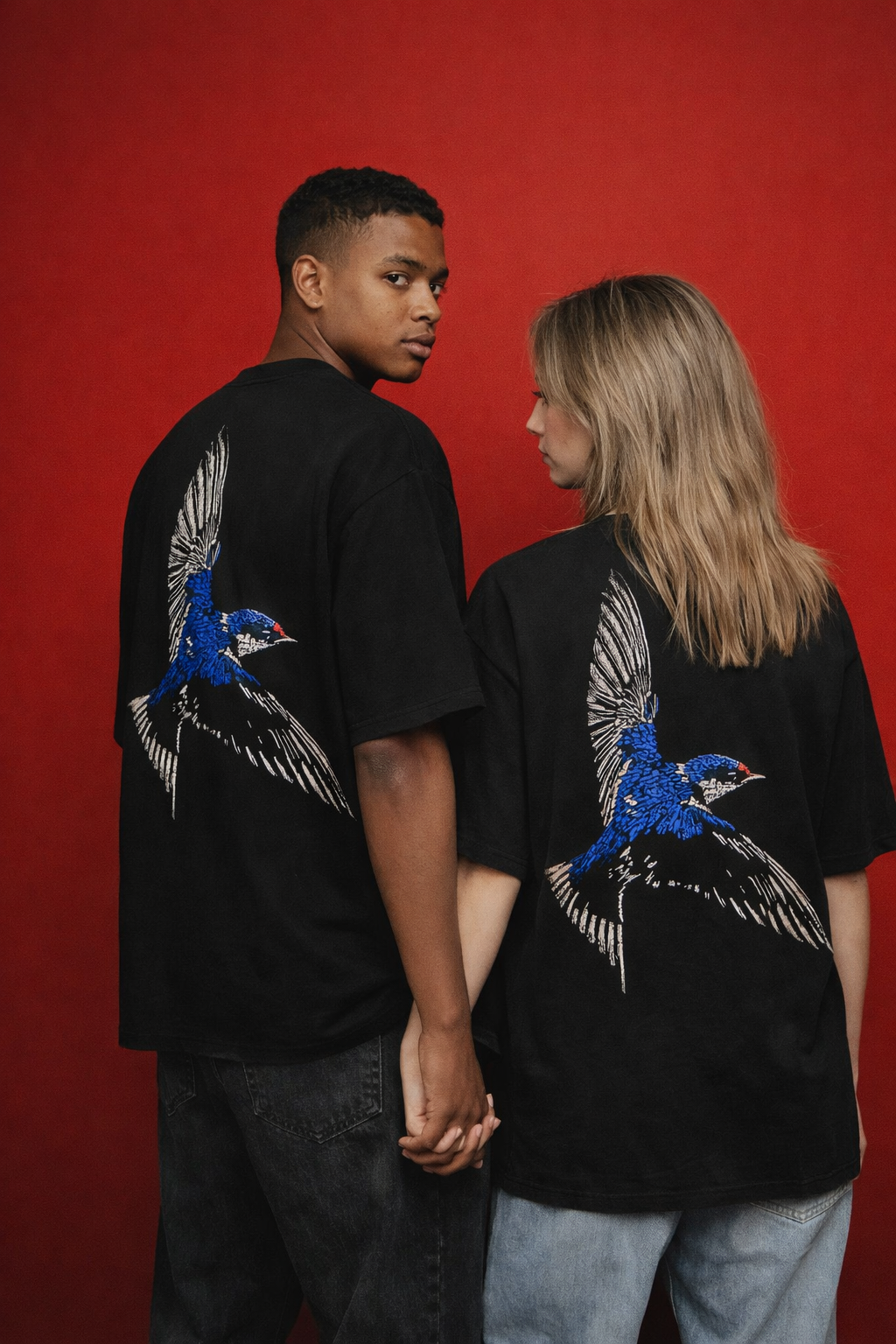 Electric Kingfisher Oversized Tee