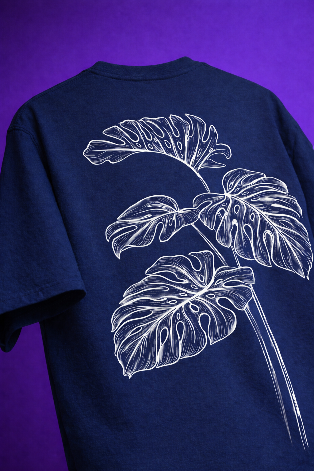 Noir Monstera Oversized T-Shirt