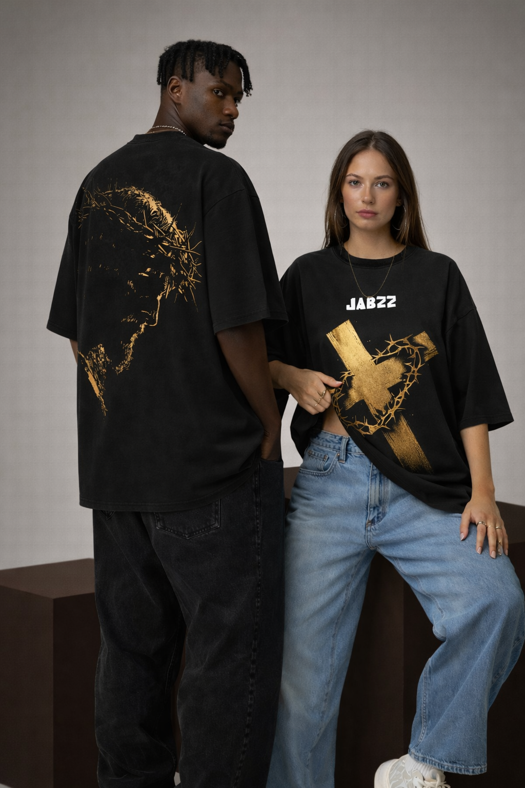Crown of Sacrifice Oversized T-Shirt