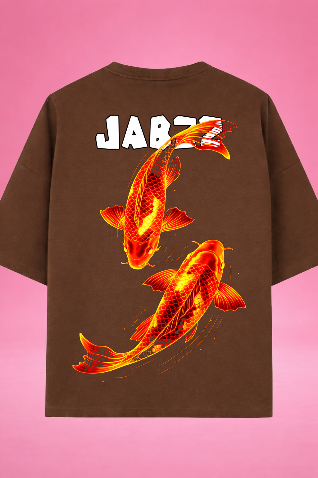 Neon Koi Ascend Oversized T-Shirt